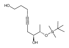 (7S,8S)-8-((tert-butyldimethylsilyl)oxy)non-4-yne-1,7-diol结构式