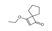 Spiro[3.4]oct-2-en-1-one, 3-ethoxy- (9CI) structure