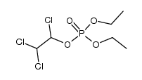 phosphoric acid diethyl ester 1,2,2-trichloro-ethyl ester Structure