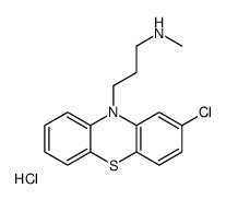 Demethyl Chlorpromazine Hydrochloride结构式