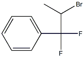 (2-bromo-1,1-difluoropropyl)- Benzene Structure