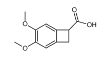 4,5-Dimethoxybenzocyclobutene-1-carboxylic acid structure