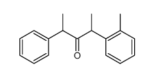 2-(2-methylphenyl)-4-phenylpentan-3-one结构式