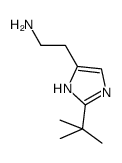 2-(2-tert-butyl-3H-imidazol-4-yl)-ethylamine Structure