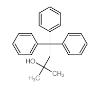 BUTANOL, 2-METHYL-4,4,4-TRIPHENYL- Structure