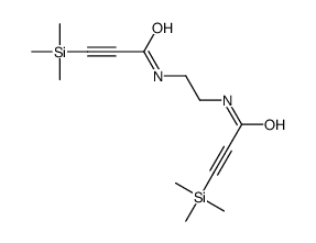 3-trimethylsilyl-N-[2-(3-trimethylsilylprop-2-ynoylamino)ethyl]prop-2-ynamide Structure