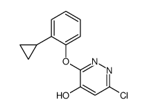 6-chloro-3-(2-cyclopropylphenoxy)-1H-pyridazin-4-one Structure