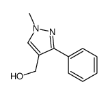 (1-甲基-3-苯基-1H-吡唑-4-基)甲醇结构式