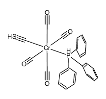 trans-tetracarbonyl(triphenylphoshine)(thiocarbonyl)chromium(0)结构式