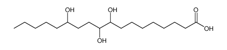 9,10,13-trihydroxyoctadecanoic acid结构式