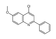 4-Chloro-6-methoxy-2-phenylquinoline结构式