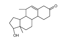 17 beta-hydroxy-7 alpha-methyl-5-estren-3-one structure