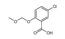 5-chloro-2-(methoxymethoxy)benzoic acid Structure