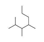 2,3,4-Trimethylheptane. Structure