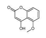4-羟基-5-甲氧基-2H-色烯-2-酮结构式