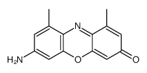 7-amino-1,9-dimethylphenoxazin-3-one结构式