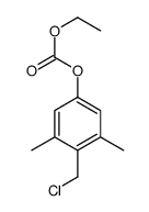 [4-(chloromethyl)-3,5-dimethylphenyl] ethyl carbonate Structure