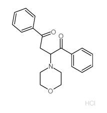 1,4-Butanedione,2-(4-morpholinyl)-1,4-diphenyl-, hydrochloride (1:1)结构式