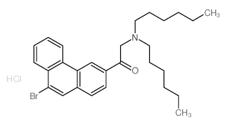 1-(9-bromophenanthren-3-yl)-2-(dihexylamino)ethanone结构式