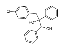 3-(4-chlorophenyl)-1,2-diphenylpropane-1,2-diol结构式