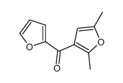 (2,5-dimethylfuran-3-yl)-(furan-2-yl)methanone结构式