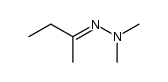 methyl ethyl ketone N,N-dimethylhydrazone Structure