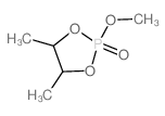 2-methoxy-4,5-dimethyl-1,3-dioxa-2$l^C5H11O4P-phosphacyclopentane 2-oxide structure