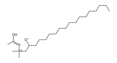 1-[acetamido(dimethyl)azaniumyl]octadecan-2-olate结构式