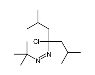 tert-butyl-(4-chloro-2,6-dimethylheptan-4-yl)diazene Structure