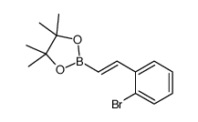 2-bromo-trans-beta-styrylboronic acid pinacol ester Structure