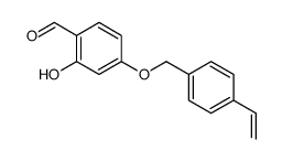 4-[(4-ethenylphenyl)methoxy]-2-hydroxybenzaldehyde Structure
