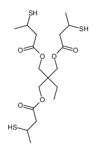 2-ethyl-2-(((3-mercaptobutanoyl)oxy)methyl)propane-1,3-diyl bis(3-mercaptobutanoate) Structure