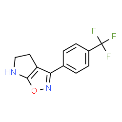 4H-Pyrrolo[3,2-d]isoxazole,5,6-dihydro-3-[4-(trifluoromethyl)phenyl]-(9CI)结构式