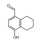 4-hydroxy-5,6,7,8-tetrahydronaphthalene-1-carbaldehyde结构式