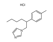 1-(2-p-Tolyl-hexyl)-1H-imidazole; hydrochloride结构式