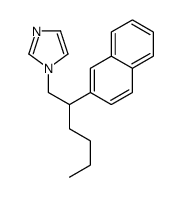 1-(2-naphthalen-2-ylhexyl)imidazole结构式