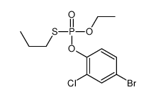 O-(4-Bromo-2-chlorophenyl) O-ethyl S-propyl phosphorothioate结构式