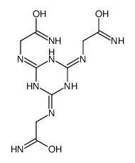 2-[[4,6-bis[(2-amino-2-oxoethyl)amino]-1,3,5-triazin-2-yl]amino]acetamide结构式