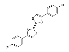 4,4'-bis(4-chlorophenyl)-2,2'-bi(1,3-dithiolylidene) Structure