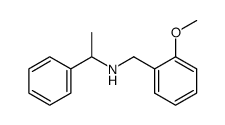 (2-Methoxy-benzyl)-((S)-1-phenyl-ethyl)-amine Structure