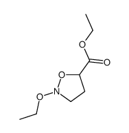 ethyl 2-ethoxy-1,2-oxazolidine-5-carboxylate结构式