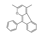 2,4-dimethyl-9-phenylindeno[2,1-b]pyran结构式