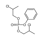 bis(2-chloropropyl) phenyl phosphate结构式