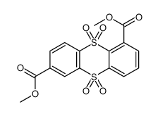 dimethyl 5,5,10,10-tetraoxothianthrene-1,7-dicarboxylate结构式