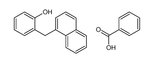 benzoic acid,2-(naphthalen-1-ylmethyl)phenol结构式
