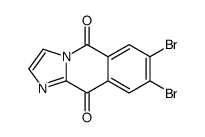 7,8-dibromoimidazo[1,2-b]isoquinoline-5,10-dione结构式