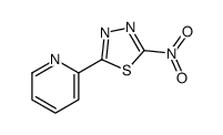 2-nitro-5-pyridin-2-yl-1,3,4-thiadiazole结构式