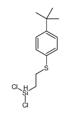 2-(4-tert-butylphenyl)sulfanylethyl-dichlorosilane Structure