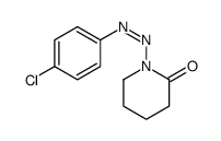 1-[(4-chlorophenyl)diazenyl]piperidin-2-one Structure