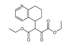 diethyl 2-oxo-3-(5,6,7,8-tetrahydroquinolin-5-yl)butanedioate Structure